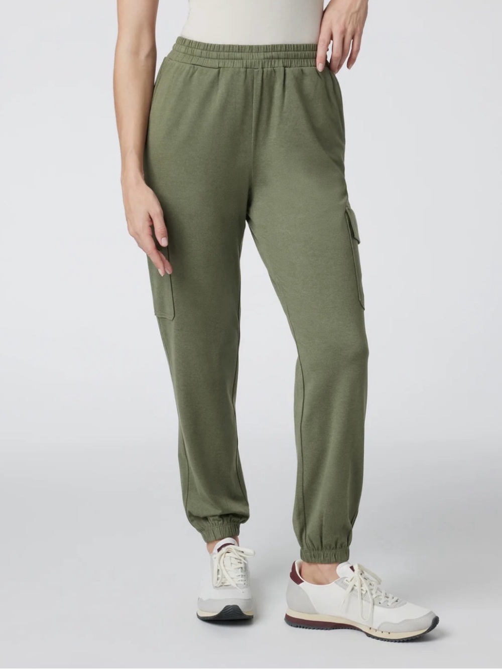 Vuori DreamKnit Boyfriend Cargo Jogger Dark Metal Heather size Large
